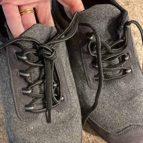 Orthofeet Sierra 711 Casual Walking Shoes Sneakers 8.5 Medium Dark Gray Wool - Picture 15 of 17